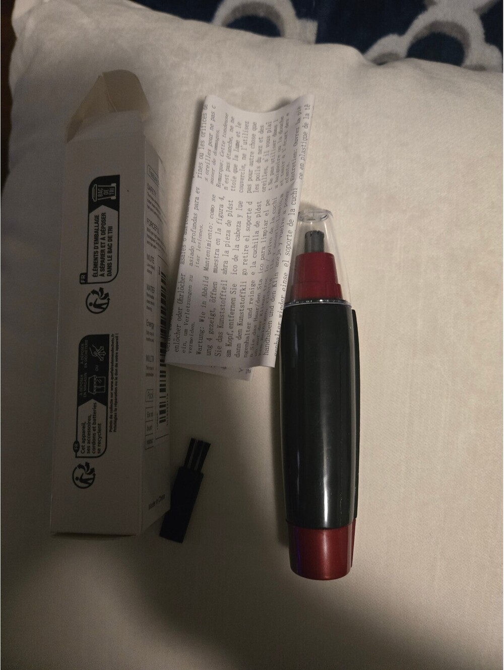 Electric Nose Hair Trimmer Model YD-105 with Cleaning Brush